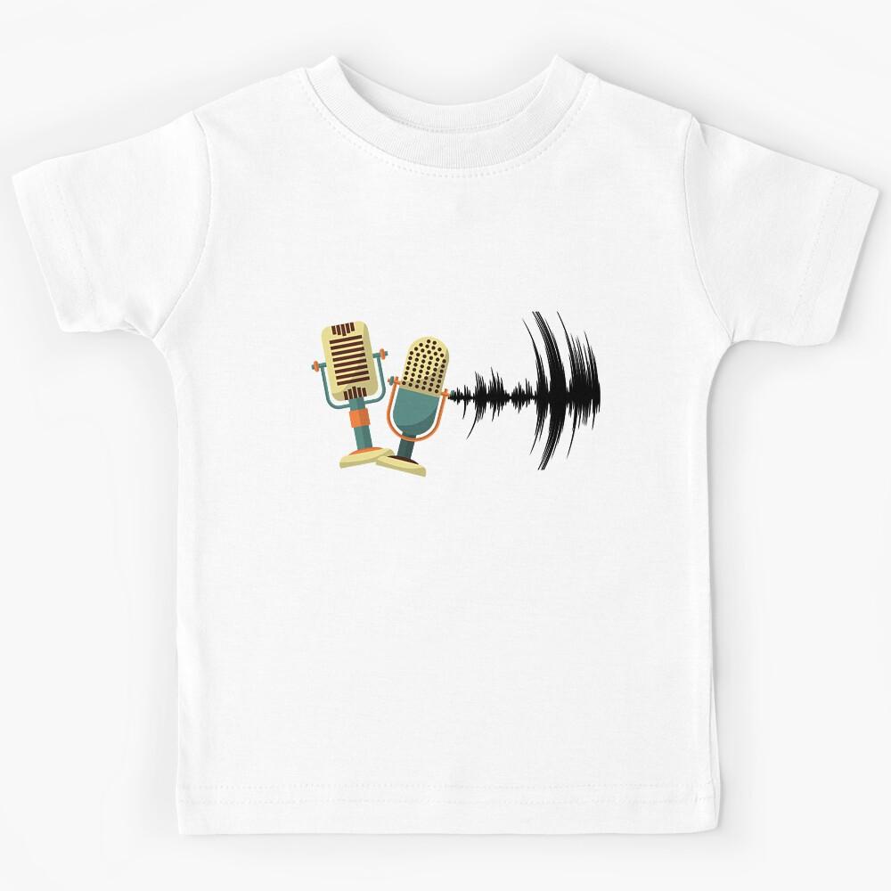 Retro Microphone Kids T-Shirt 100