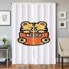 Home Interior Kitchen Curtains for Living Room 2 Pieces Blackout Curtains Door Curtain Cute Animals Partition Bedroom Decoration