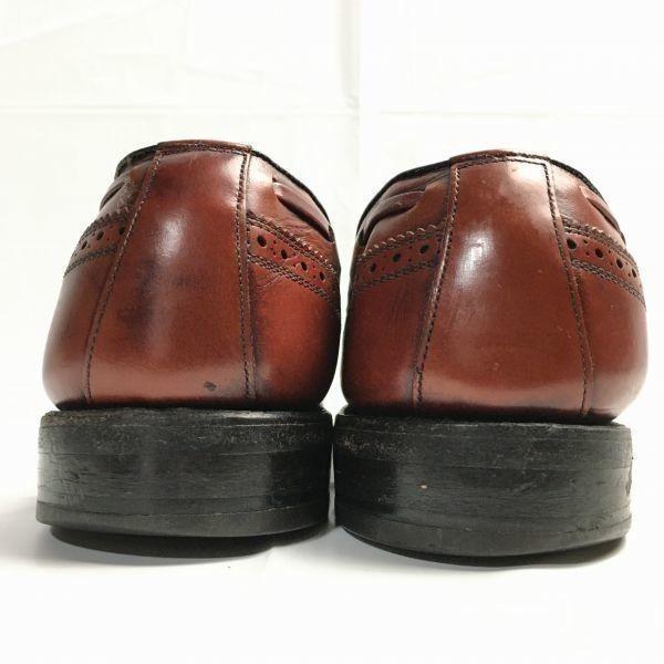 Allen Edmonds Berwick Made in USA Tassel Loafer Slip-On Shoes Brown Size 10AAA (26.0-27.0) Men's(USED)