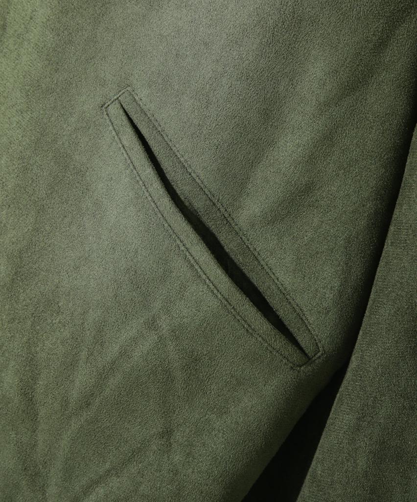 Dimitri Black 2Way Og Essential Detroit Suede Jacket_Olive