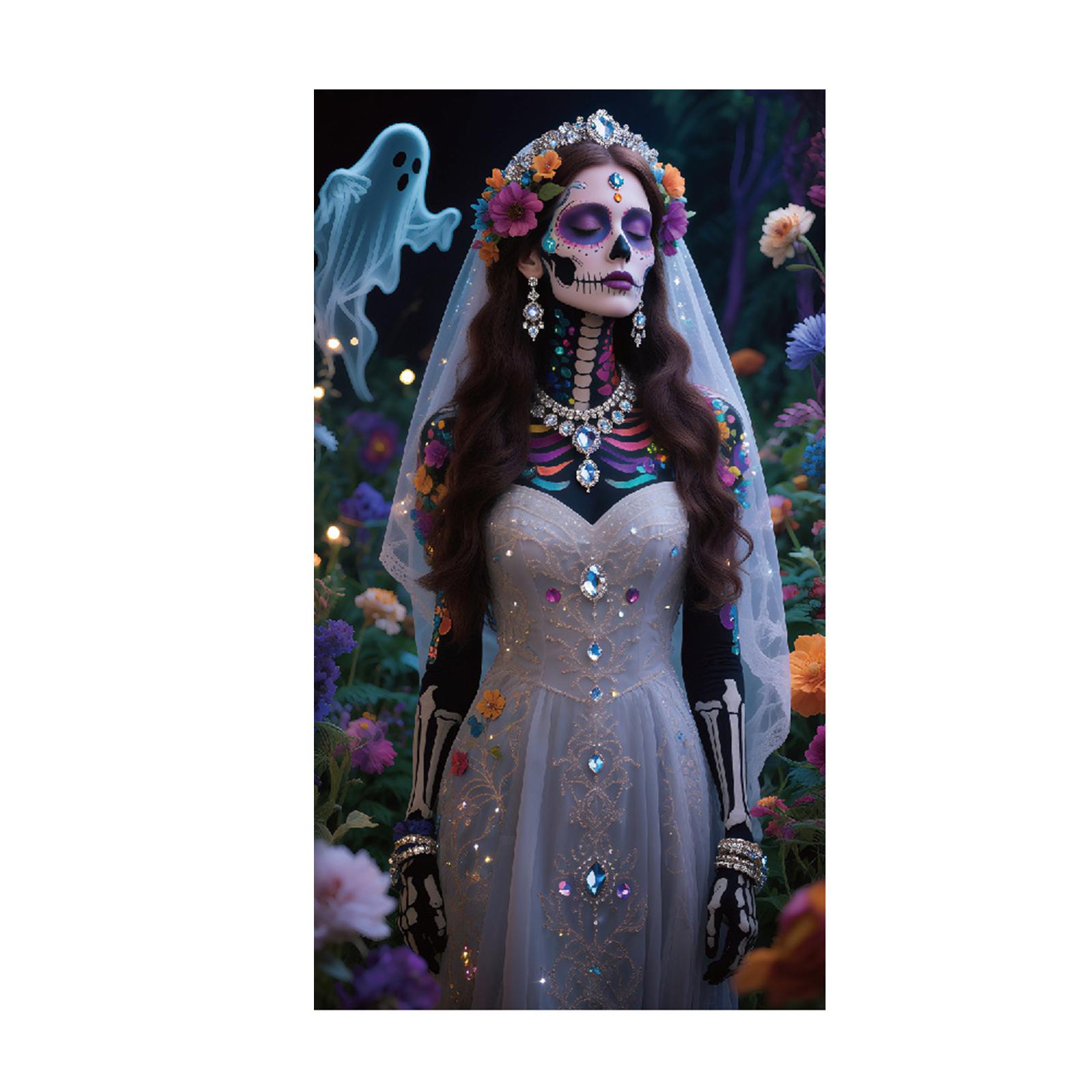 

Halloween Door Curtain Party Background Door Frame One Size