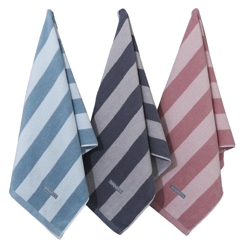 Thickened Absorbent Bath Towel - Large Pure Cotton & Polyester Blend, 90x40 cm, Suitable for Adult Face and Household Use
