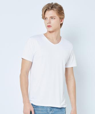 [BYC] Camiseta Masculina de Manga Curta com Decote em V Body Dry [Enviado da Coreia] 100% Autêntica