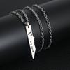 Set di Collane per Coppie che si Baciano Collana per Coppie Magnetica Catena Clavicola Ciondolo a Proiezione Gioielli Regalo