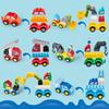 JOYIN 80Pcs Toddlers Car Building Blocks Set 12Pcs VehiclesCompatibl Building Bricks for Kids Boys Girls Birthday Easter Gift