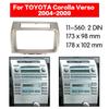 2Din Car Radio Fascia for 2006 Toyota Verso Panel Adaptor Trim Installation Kit Audio Cover Car-Styling Frame
