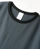 JEMUT Proper Striped Short Sleeve T-Shirt Vintage Blue Oyst2637