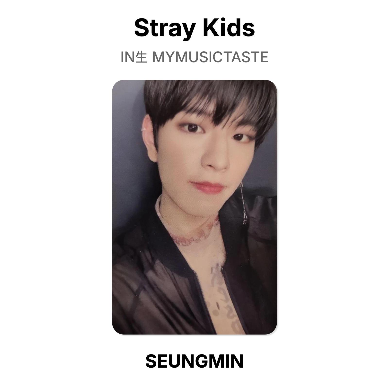 Stray Kids IN MYMUSICTASTE Official Photocard SEUNGMIN