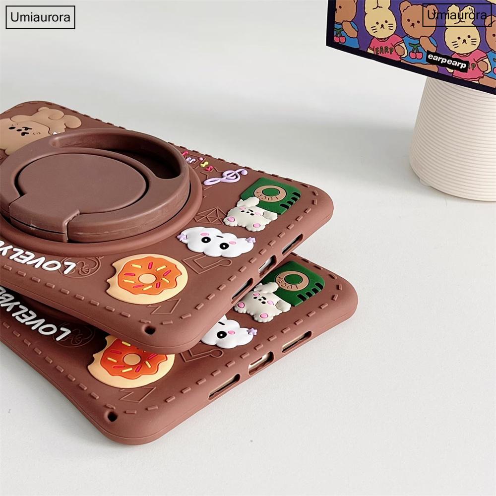 Cartoon Unicorn Astronaut Pig Kids Bubble Case pro Samsung Galaxy Tab A8 10.5 SM-X200 X205 S6 A7 Lite T500 P610 T290 T220 silikonový obal na tablet