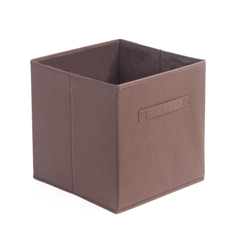 

Складной ящик для хранения вещей для дома и офиса — компактный и универсальный органайзер 28x28x28 cm