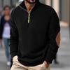 2025 Autumn/Winter Men's Outdoor Fleece Jacket with Stand-up Collar and Long Sleeves