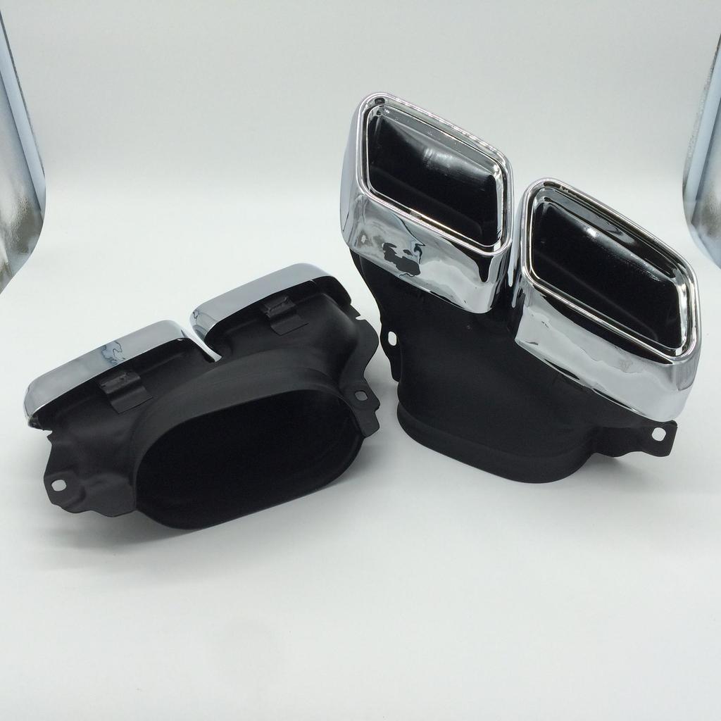 Edelstahl Auspuff Schalldämpfer Endrohr für Mercedes W205/W212/W213/E63/S65