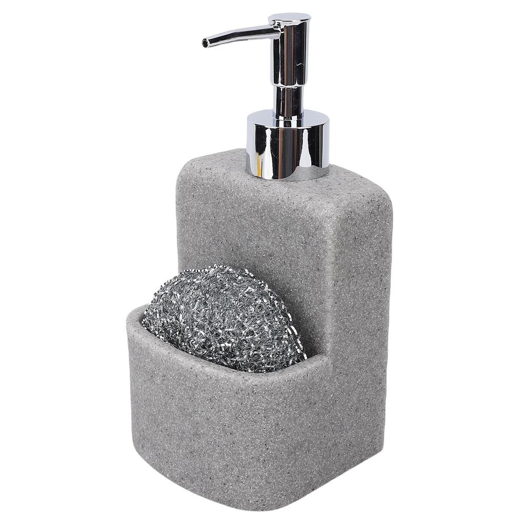 Housewares Soap Dispenser 250ml Capacity 2 in 1 Liquid Hand Dish Soap Dispenser and Holder for