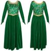 Costume da Cosplay di Shrek Vestito Verde Vestito da Principessa Fiona Costume per Performance Teatrale Cosplay