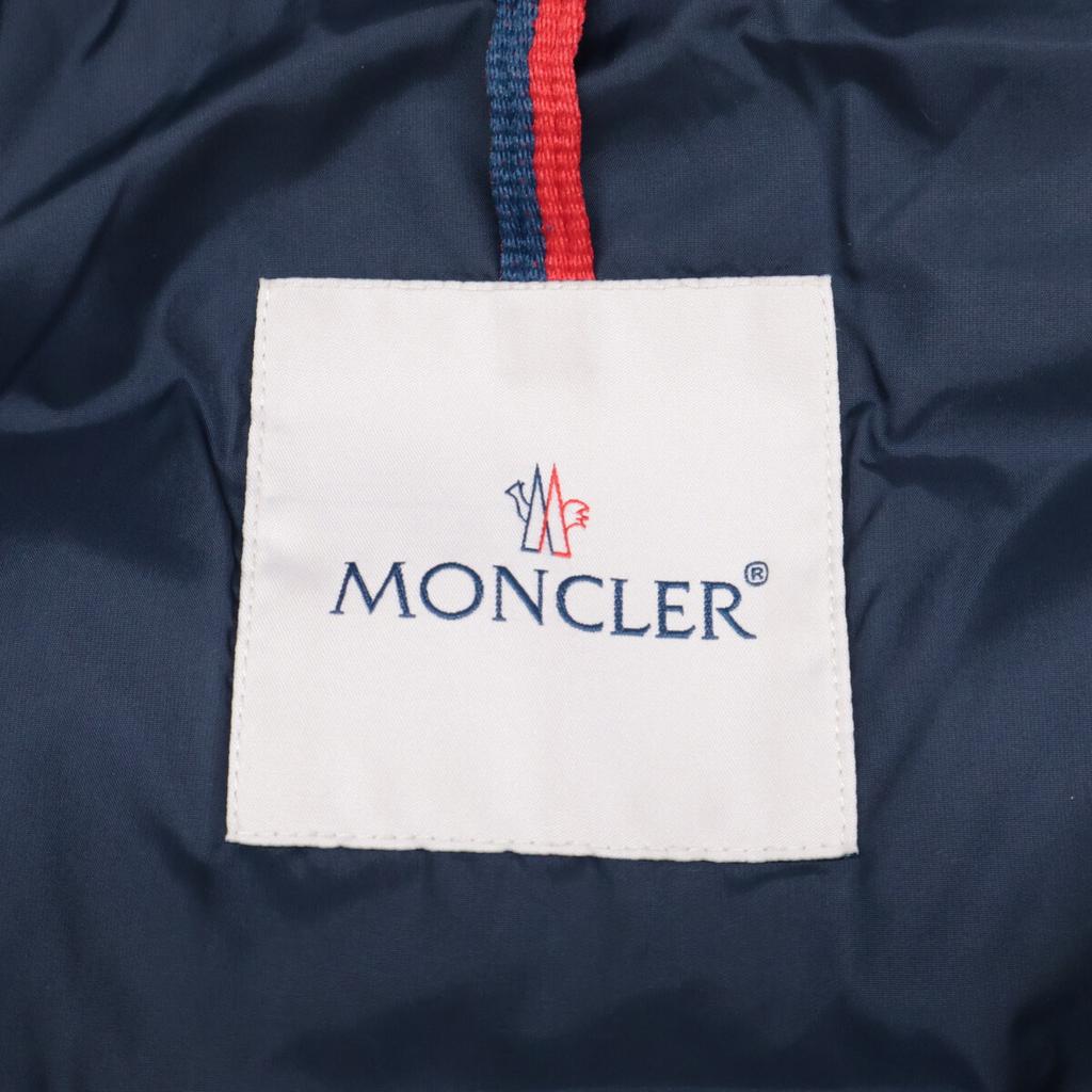 MONCLER Domestically authorized Dombes long down jacket coat 2 NavyUsed