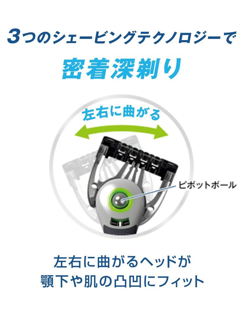 Schick Extreme 3 Smooth Fit 3 Blades with 4 Spare Blades installed on the main 3D Fit Close Shave Razor Shaving (1 unit) Men's