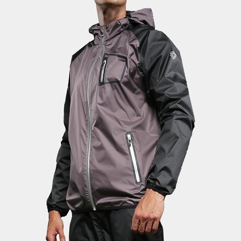 Übergröße Herren Fitness Schweißanzug - Herbst/Winter Laufjacke für Fitnessstudio und Sport