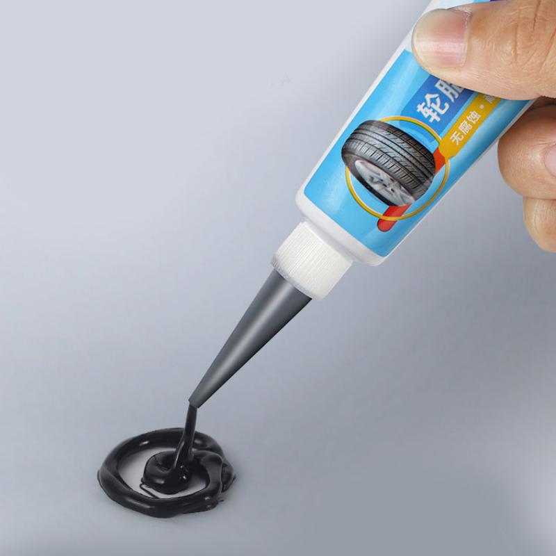 Tire Tyre Repairing Glue Car Motorcycle Bike Wheel Repairing Strong Rubber Glues Black Soft Rubber Wear-resistant Non-corrosive