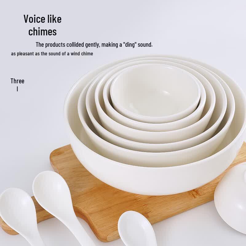 Jingqingfu Ceramic White Porcelain Bowls