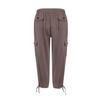 Women's Lightweight Cotton Summer Casual Capris Comfy Outdoor Travel Pants with 6 Pockets
