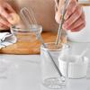 Egg Beater Eggs Mixer Hand-operated Food-grade Beat Whisks All-in-one Design Spring Handel with Small Hook Hole Cooking Supplies