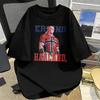 Erling Haaland Norway Football Player Anime Style Tshirt Number 9 Jersey Short Sleeves Tees Vintage Cotton Printing Tshirt