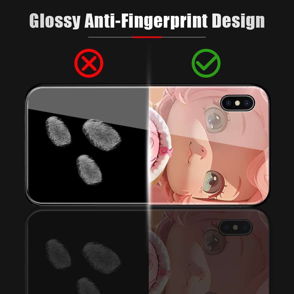 For OPPO A16 A16s A18 A38 A58 A78 A96 A98 Reno8T 10 Pro 12F Realme C30 C33 C63 C65 C67 Cute Cartoon Girl Shockproof Glossy Tempered Glass Phone Case
