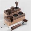 Coffee Tamper Holder Espresso Tamping Station Coffee Tools Rack Coffee Accessories Wood Materoal Gift for Coffee Lover