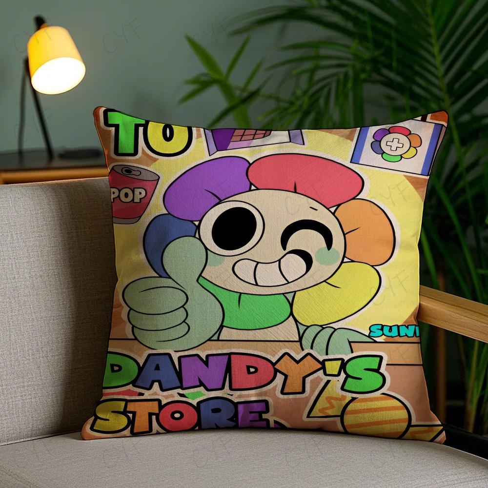 Kissenbezug von Game Dandys World, milbenabweisend, mit unsichtbarem Reißverschluss, seidig-kurzplüschig, ideal für Sofakissen