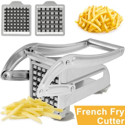 Kartoffelschneidemaschine, Multifunktions-Edelstahl-Schneidemaschine, manuelles Gemüseschneidewerkzeug, Kartoffelschneidemaschine, Gurkenschneidemaschine, Obst und Gemüse