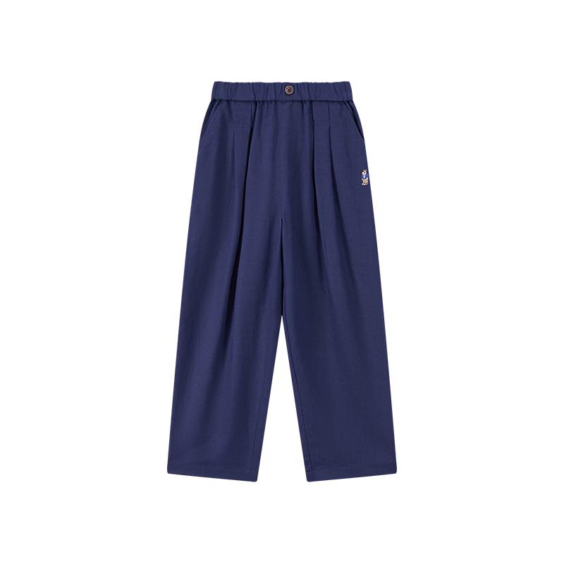Teenie Weenie Kids Boys Linen Blend Casual Trousers 150