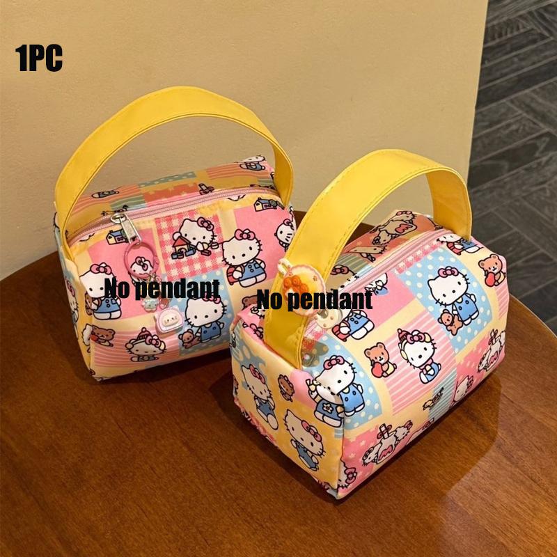 

Makeup Bag Kt Cat Portable Travel Toiletry Bag Outing Tee-Dimensional Handbag Girl Birthday Storage Bag Gifts