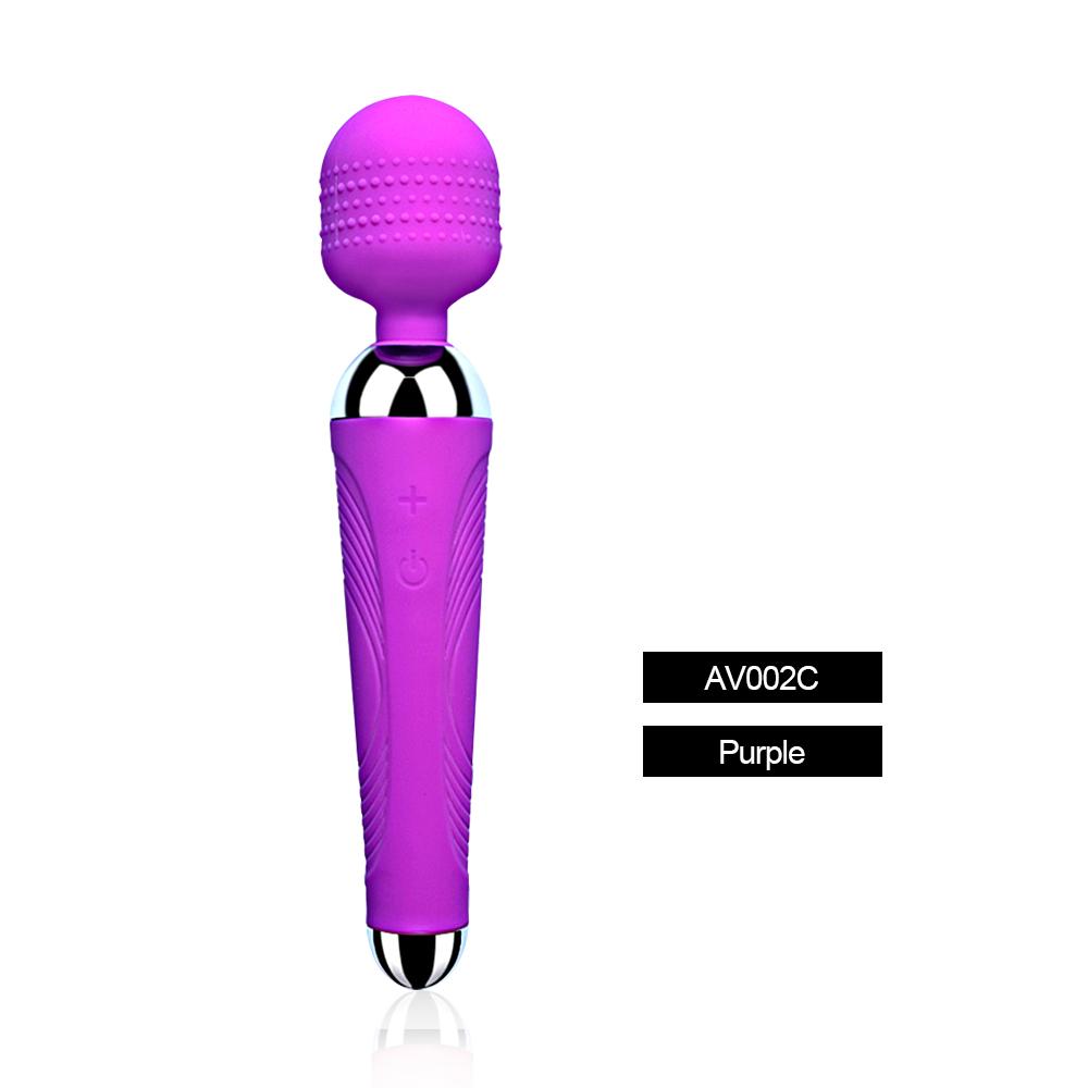 POMFW Výkonný AV vibrátor pro ženy Magic Vagina Wand Clit Stimulator G Bodová masáž Dámská masturbátor Sexuální hračka pro dospělé pro ženy