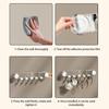 Corrugated Wall Hook For Bathroom Space Saving Non Punch Wall Towel Hanger For Home/Office Organizer