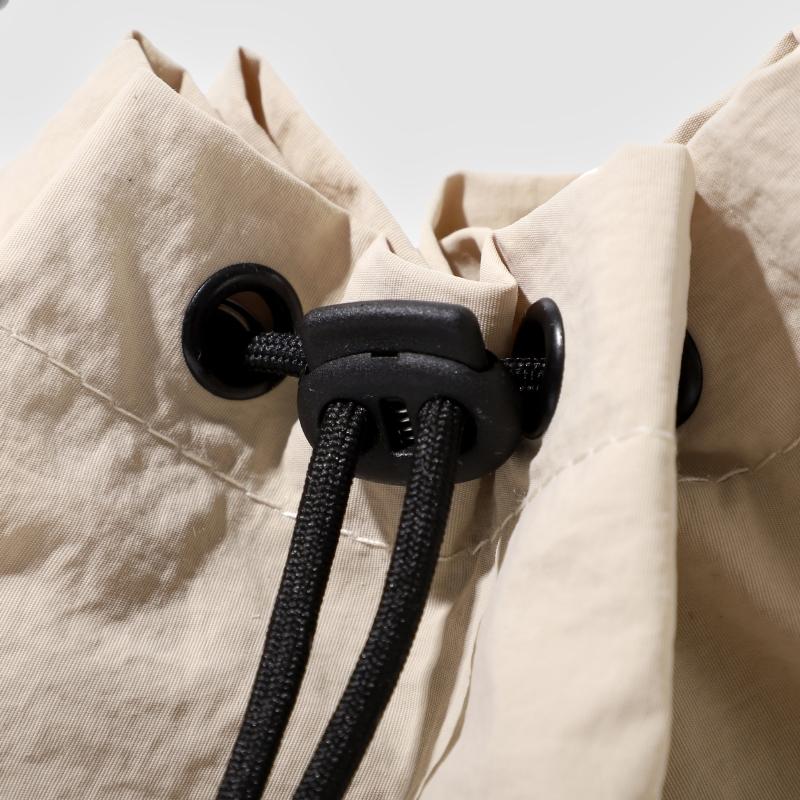 Nylon Small Satchel Multi-Pocket Lightweight Hand Bucket Bag Women's Shoulder Crossbody Bag