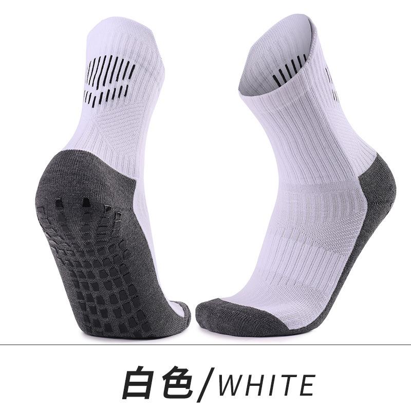 Training Thickened Towel Bottom Medium Tube Socks Non-Slip Sweat-Absorbing Sports Socks Men'S Professional Dispensing Football Socks