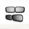 1 Pair Front Hood Bumper Kidney Grilles Grill Chrome for BMW 3-Series E36 Sedan Coupe Touring 1990-1996 51138122237 51138122238