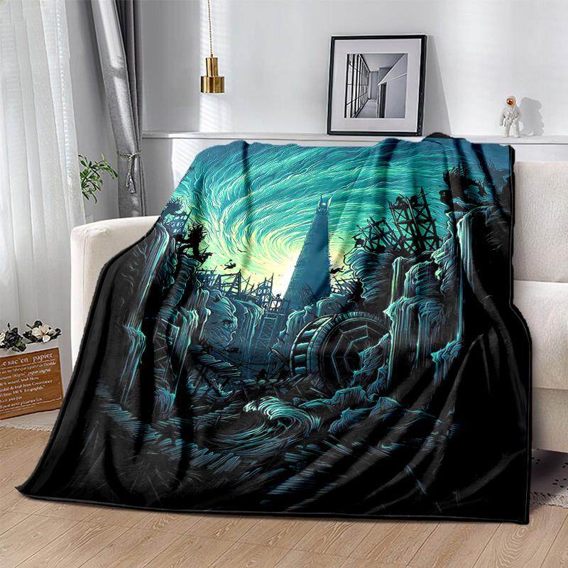 

ntasy Landscape: A Unique Art Print for Your Home DecorPrint Blanket, Soft Blanket For Sofa Office Bed And Travelling 80cm×120cm