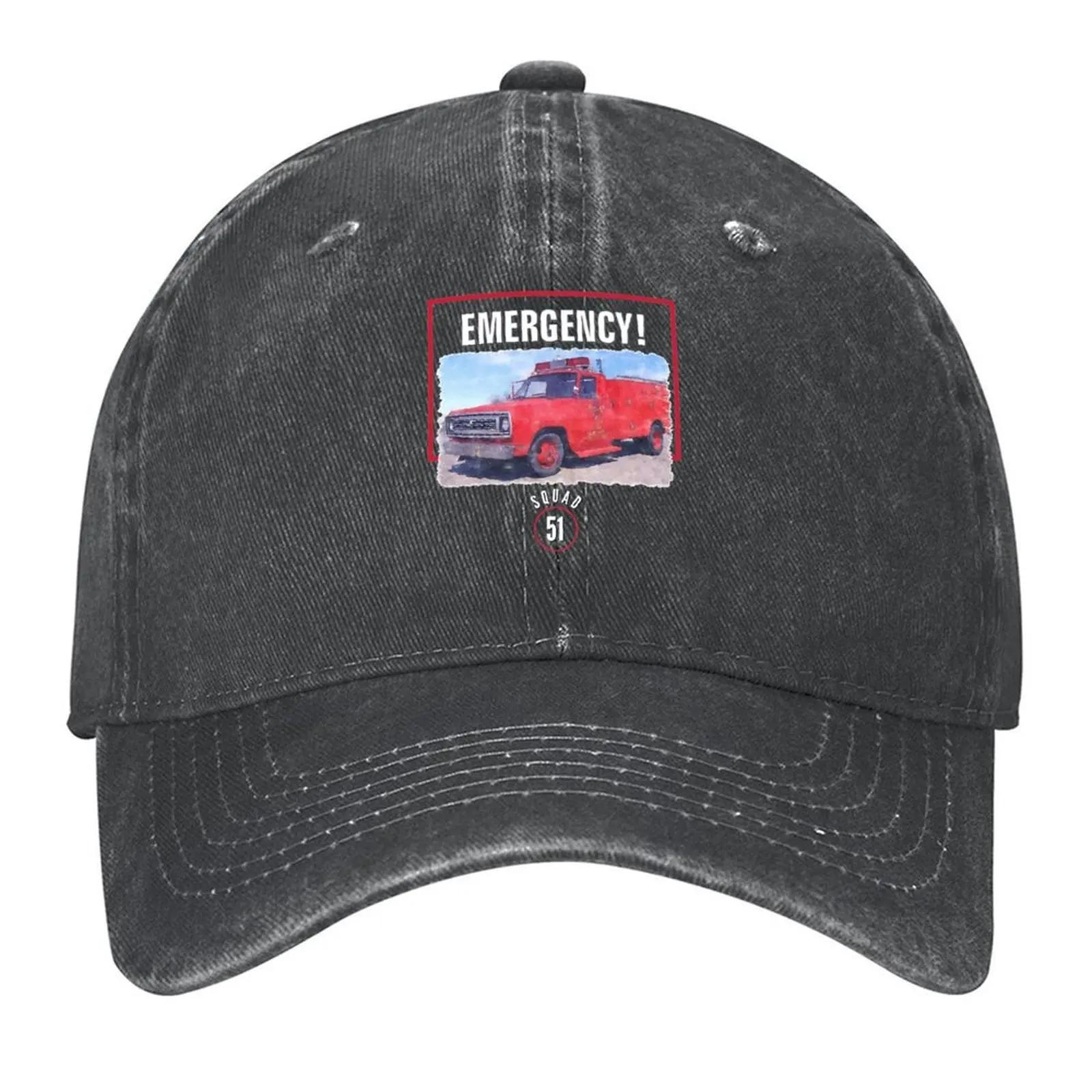 

Emergency Squad 51 Truck Baseball Cap golf hat genuine Anime Trucker Hat party Hat Women Caps Men s промывают черный