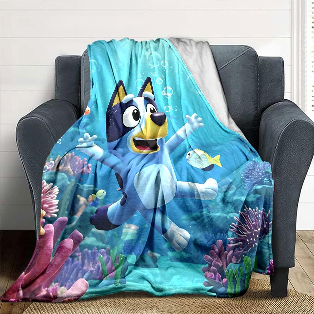 1 Stück B-Blucy Decke, Geschenk, für Männer und Frauen, Weiche Decke, Gut für Schlafsofa Couch Reisen, Leichte Flanelldecke