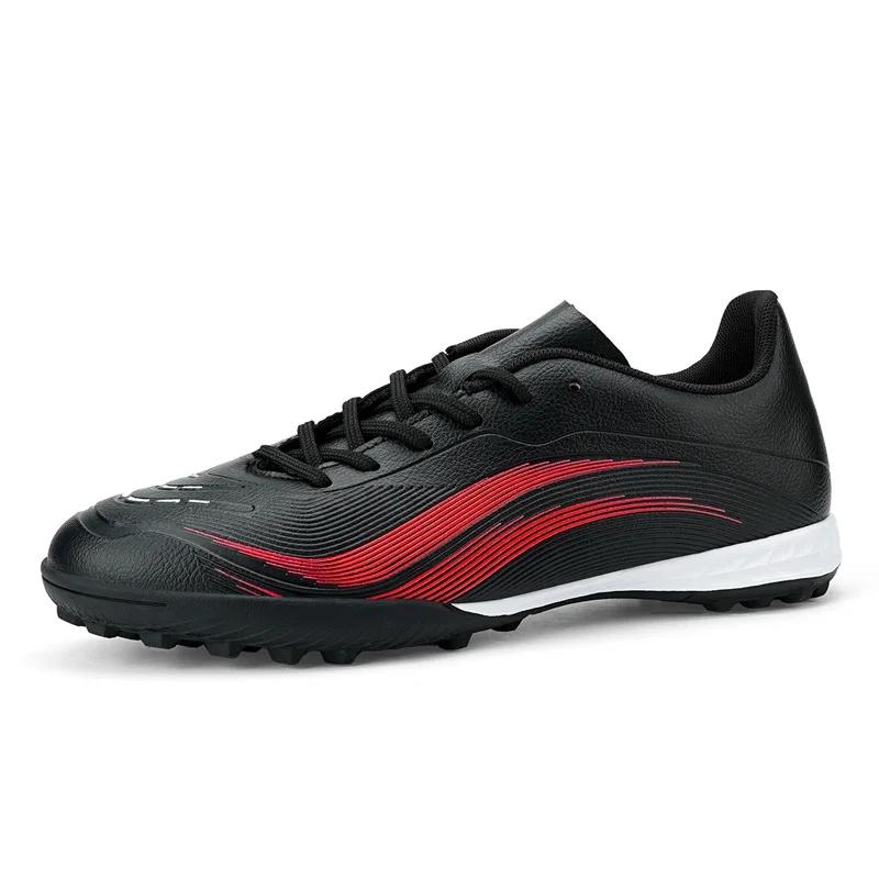 Professional Mens Soccer Shoes  Hombre TF Broken Nail Short Nail Outdoor Sports Shoes Artificial Turf Grip Training Shoes