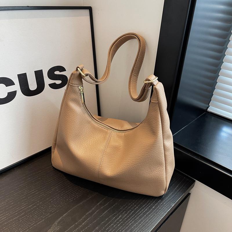 Large-capacity fashionable high-end textured women's bags, new simple and trendy versatile tote bags, commuting shoulder bags to work