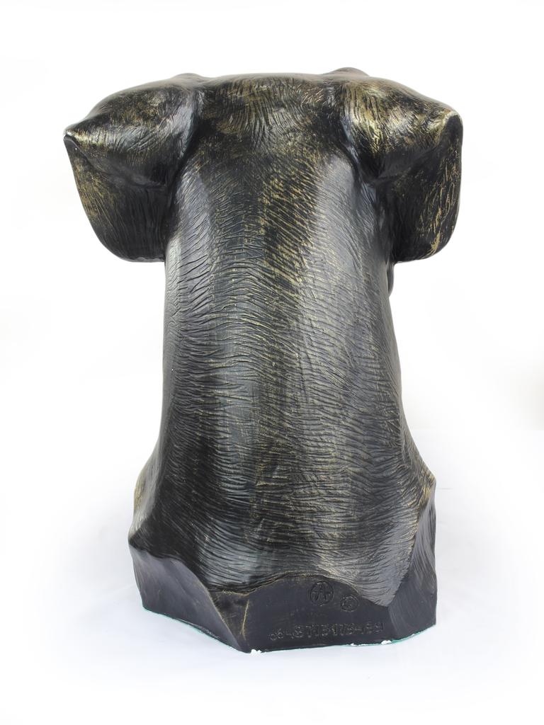 Schnauzer I - Urn for Dog Ashes, Dog Bust, Large Dog Head for Garden by Art-Dog