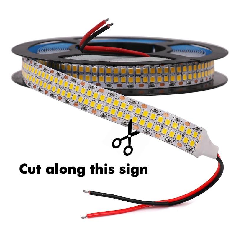 IP65 Wasserdichter 2835 LED-Streifen 5M 12V, 300LED Flexibles Bandlicht, Weiß Warmweiß Blau Grün Rot für Heimdekoration