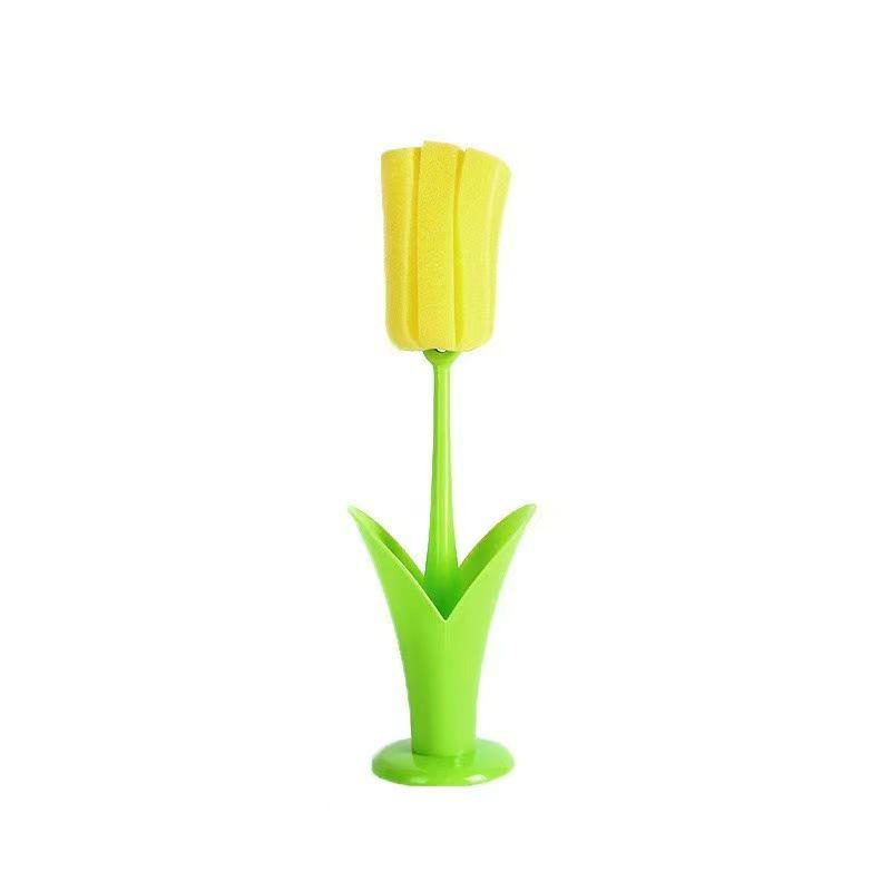 Tulip Detachable Cup Cleaning Brush with Replacement Sponge Head