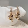 Luxury Flowers Dangle Earrings for Women Zirconia Earring Jewelry Wedding Party Accessories