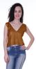 Moomaya Womens Sequin Sleeveless Party Crop Top Glitter V Neck Sparkle Club