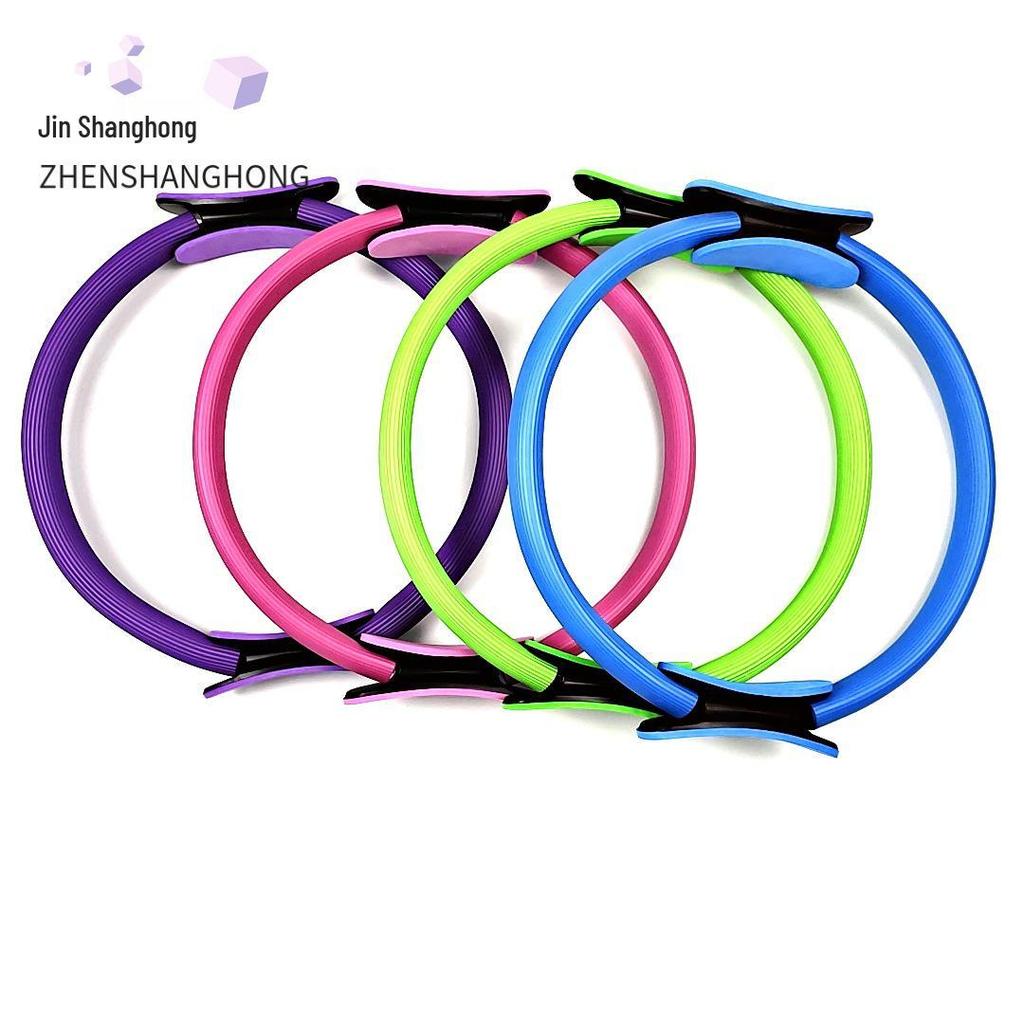 Crescent Handle Pilates Yoga Fitness Ring - Body Shaping Magic Circle Resistance Ring
