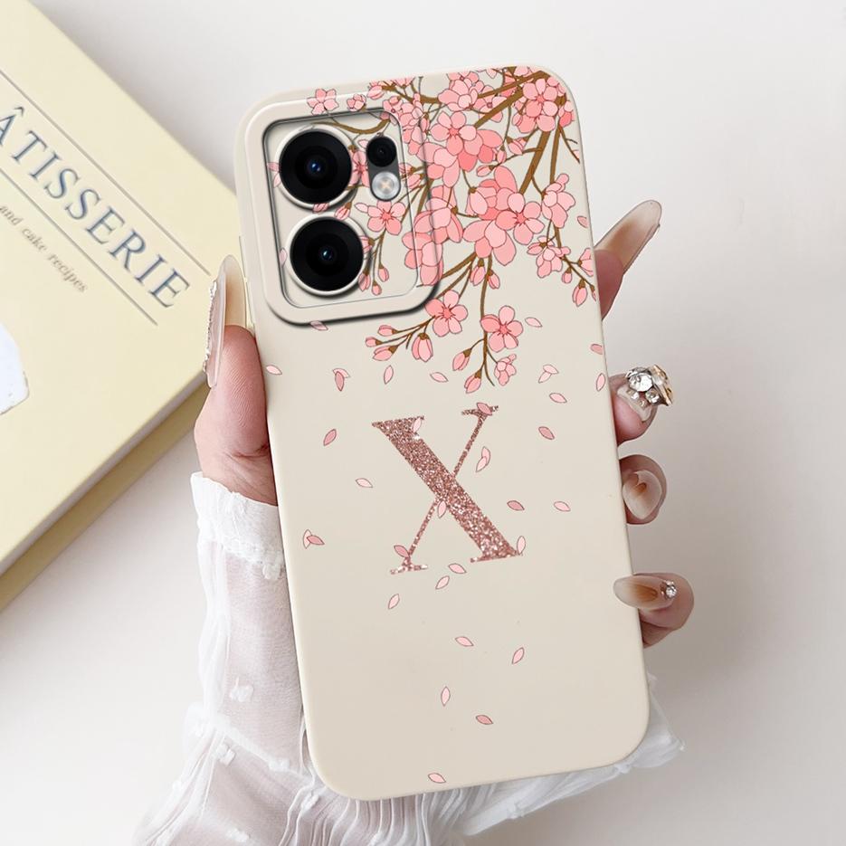 

For Oppo Reno 13F 4G Case CPH2701 Cute Crown Letters Cover Shockproof Phone Case For Oppo Reno13 F Reno13F 5G CPH2699 Soft Shell Oppo Reno13 F 5G