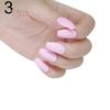 Fetong 24Pcs Coffin False Nails Tip Art Decoration Full Cover Matte Fingernail Stickers